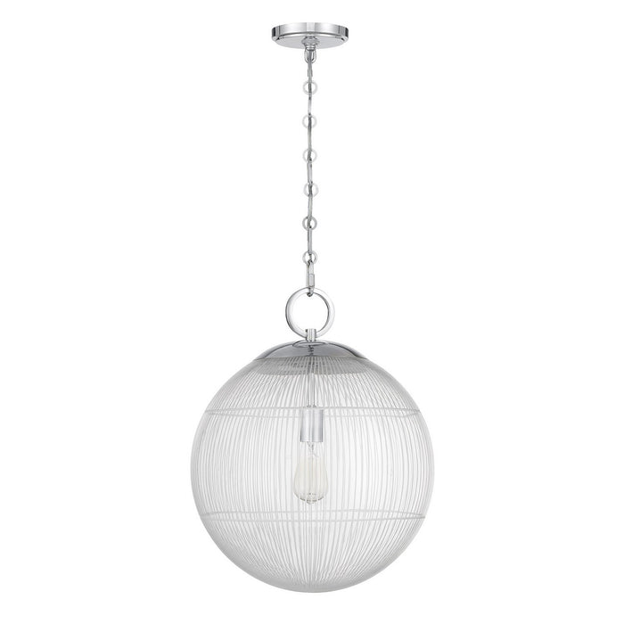 Savoy House 7-1840-1-11 One Light Pendant, Chrome
