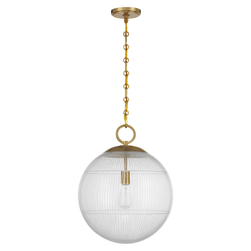 Savoy House 7-1840-1-322 One Light Pendant, Warm Brass