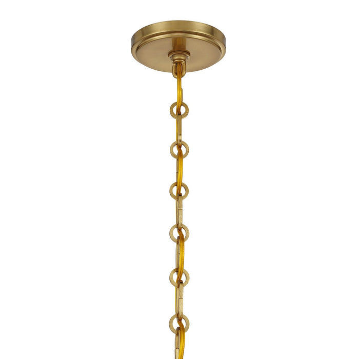 Savoy House 7-1840-1-322 One Light Pendant, Warm Brass