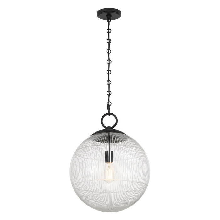Savoy House 7-1840-1-89 One Light Pendant, Matte Black