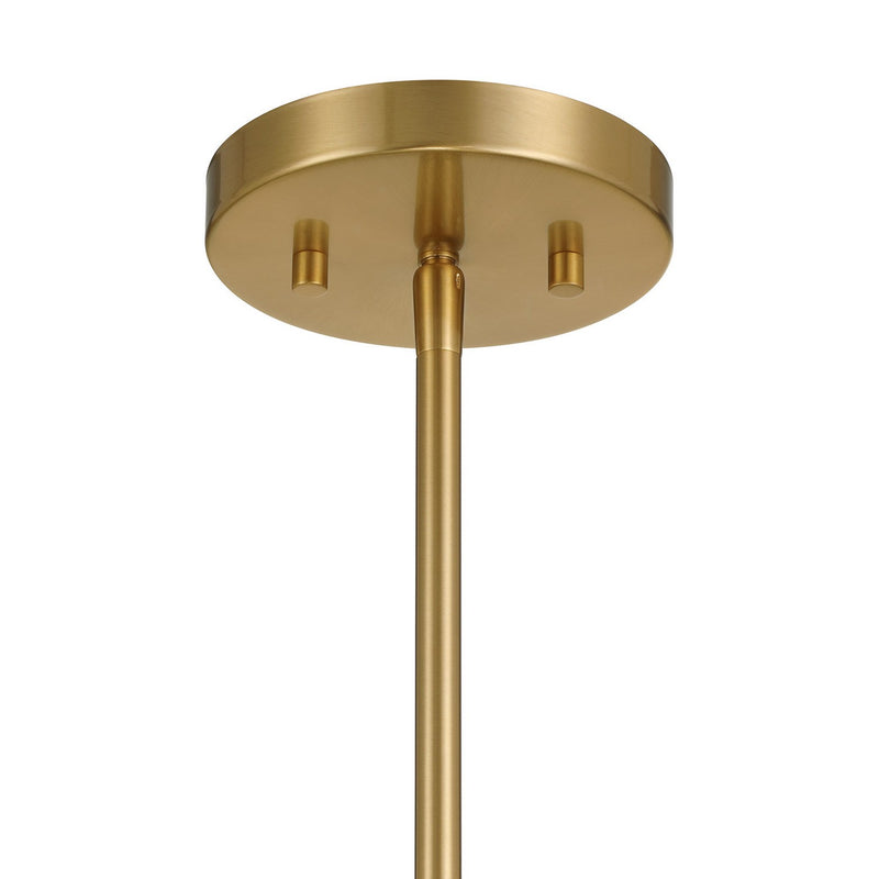 Savoy House 7-2747-4-322 Four Light Pendant, Warm Brass