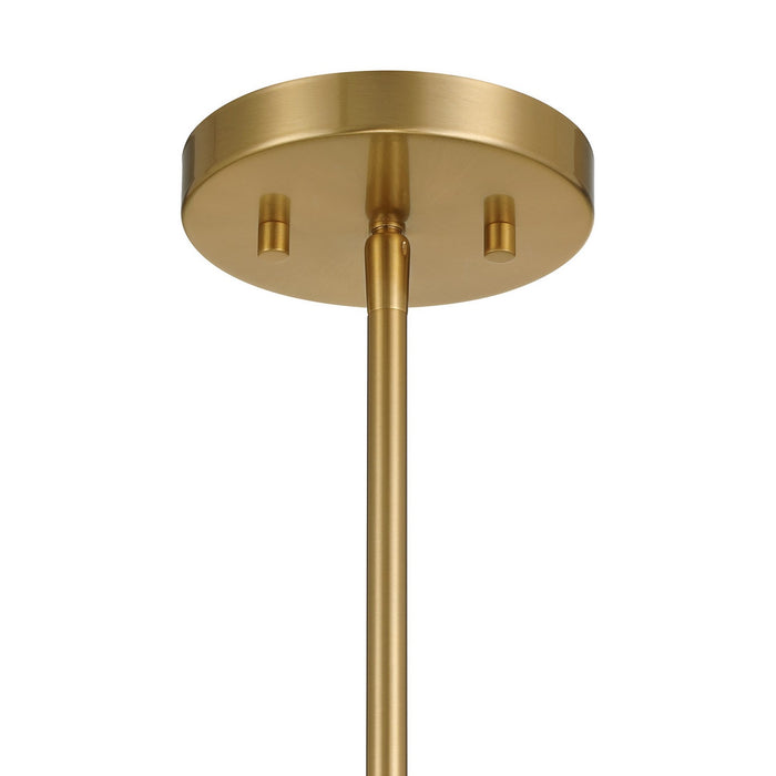 Savoy House 7-2747-4-322 Four Light Pendant, Warm Brass
