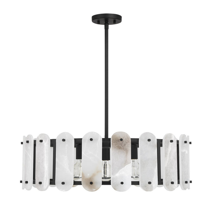 Savoy House 7-2911-5-50 Five Light Pendant, Black Cashmere