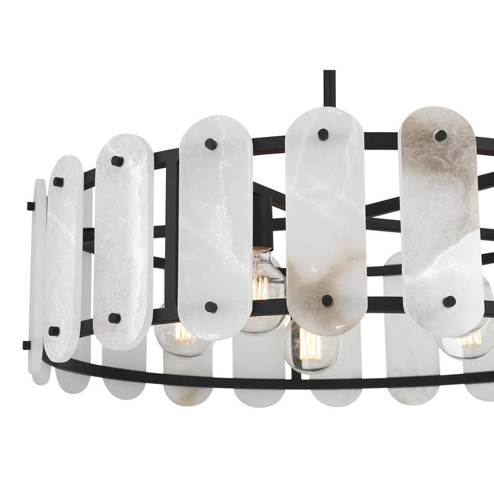 Savoy House 7-2911-5-50 Five Light Pendant, Black Cashmere