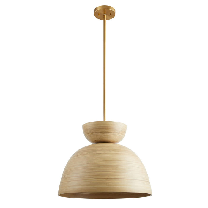 Savoy House 7-2919-1-203 One Light Pendant, Natural Bamboo