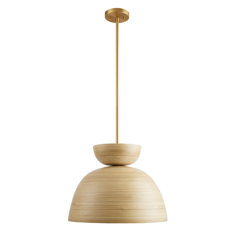 Savoy House 7-2919-1-203 One Light Pendant, Natural Bamboo
