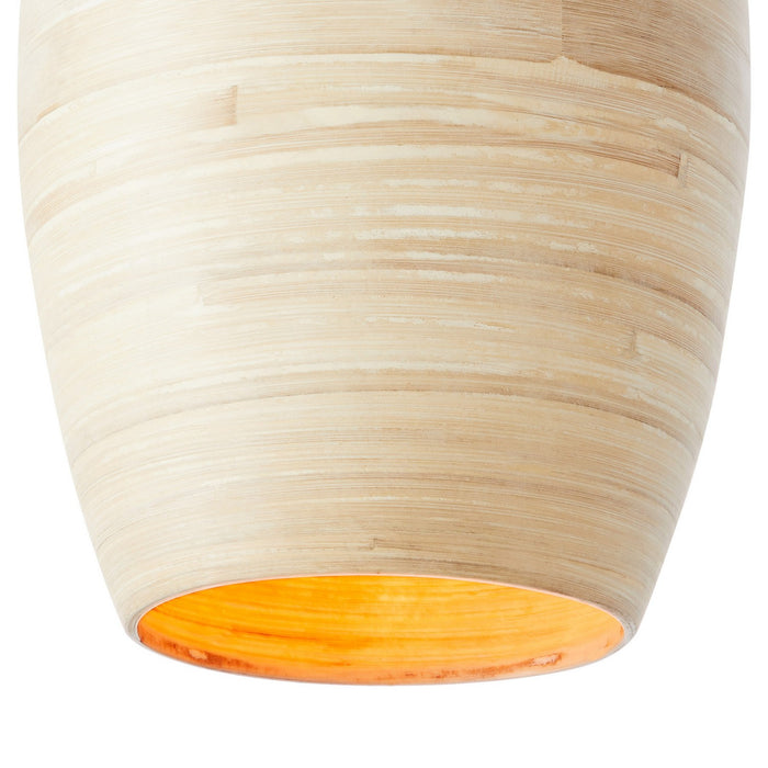 Savoy House 7-3097-1-203 One Light Pendant, Natural Bamboo