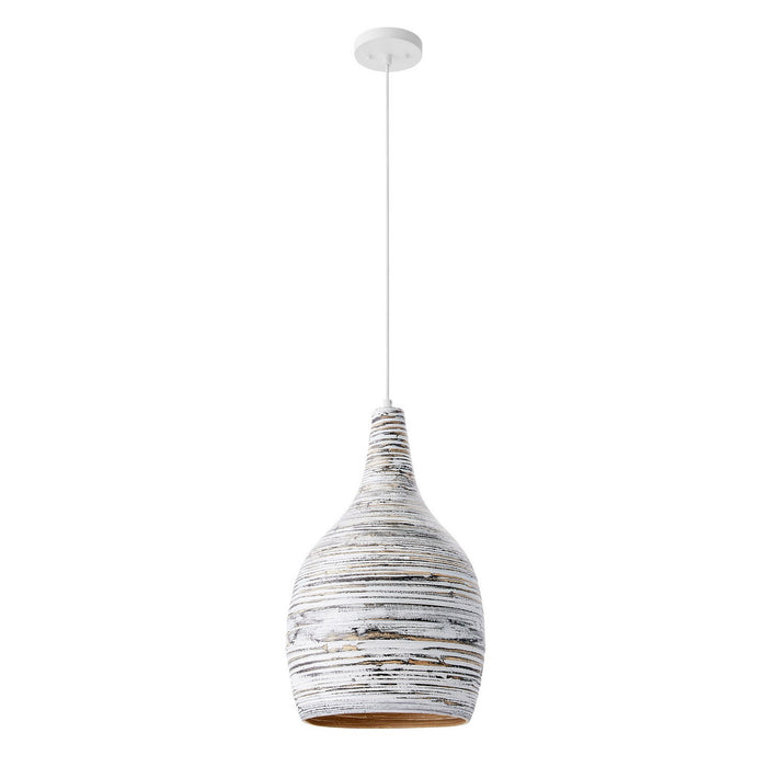 Savoy House 7-3098-1-204 One Light Pendant, Brindled Bamboo