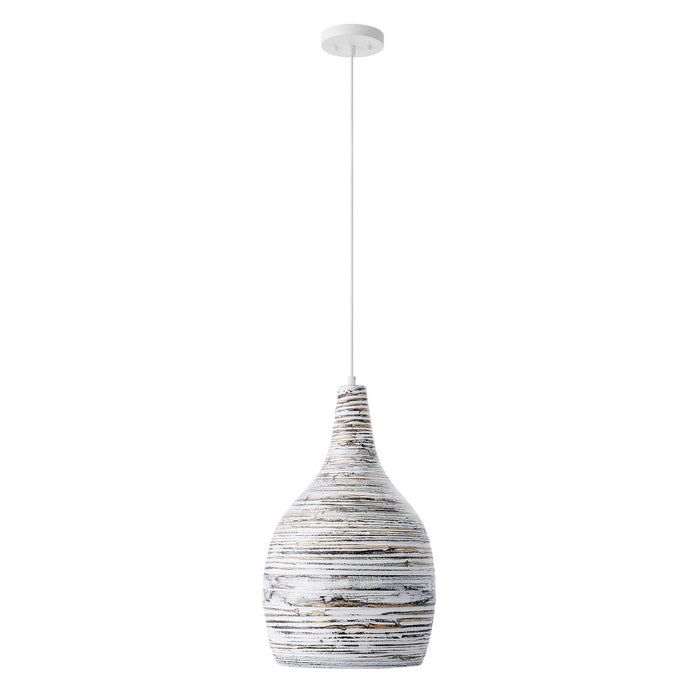 Savoy House 7-3098-1-204 One Light Pendant, Brindled Bamboo