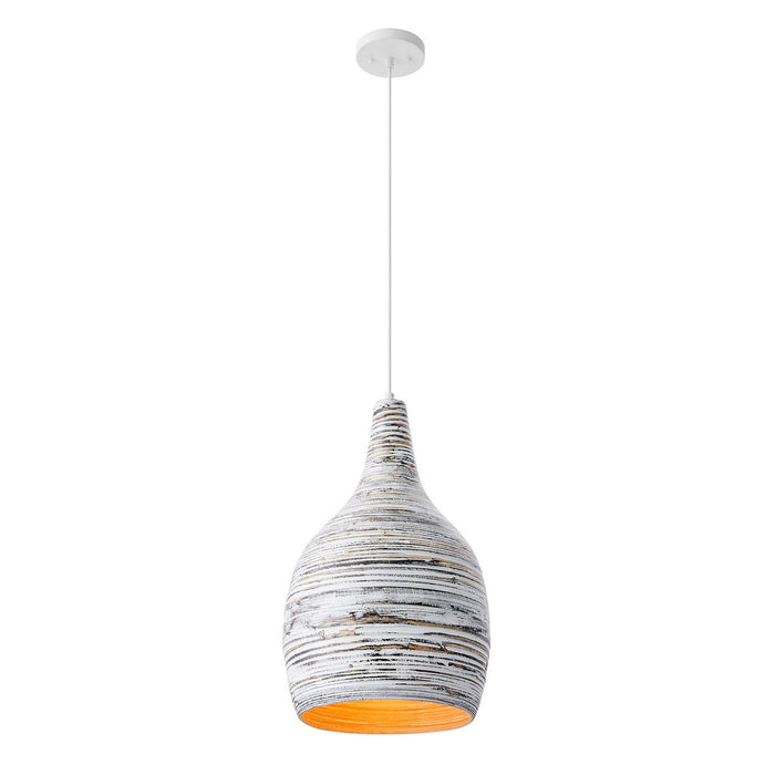 Savoy House 7-3098-1-204 One Light Pendant, Brindled Bamboo