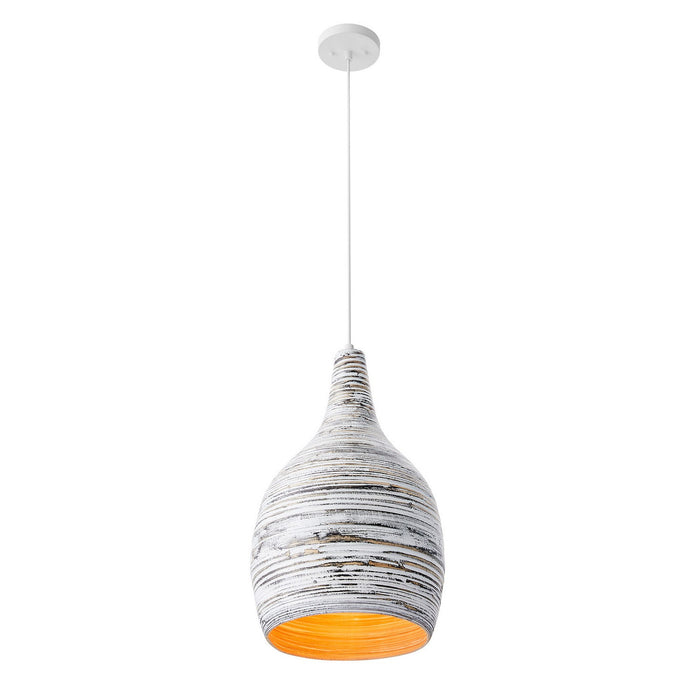 Savoy House 7-3098-1-204 One Light Pendant, Brindled Bamboo