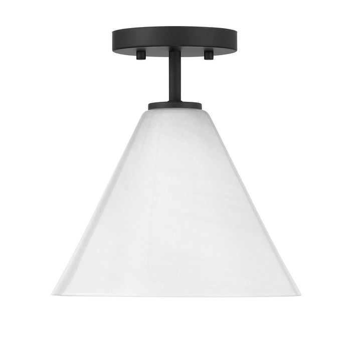 Savoy House 7-4011-1-89 One Light Mini-Pendant, Matte Black