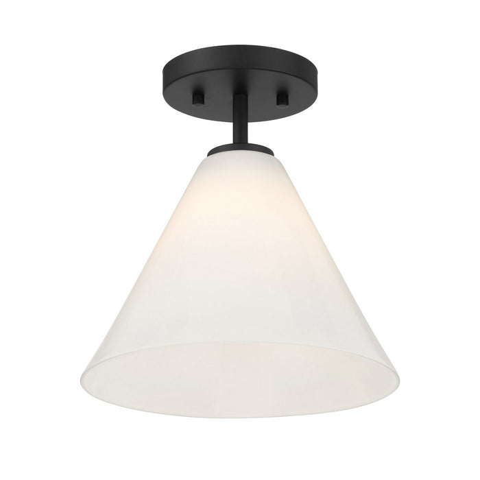 Savoy House 7-4011-1-89 One Light Mini-Pendant, Matte Black