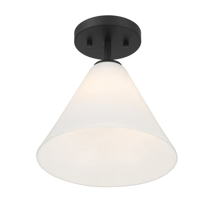 Savoy House 7-4011-1-89 One Light Mini-Pendant, Matte Black