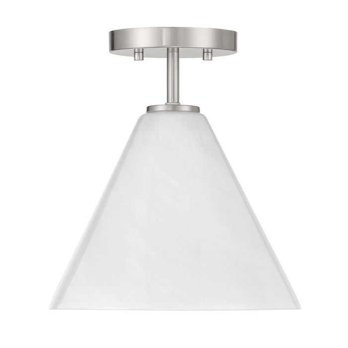 Savoy House 7-4011-1-SN One Light Mini-Pendant, Satin Nickel