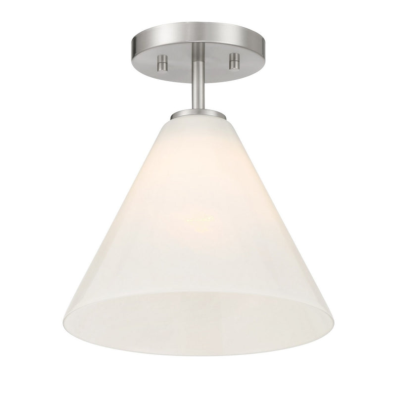 Savoy House 7-4011-1-SN One Light Mini-Pendant, Satin Nickel