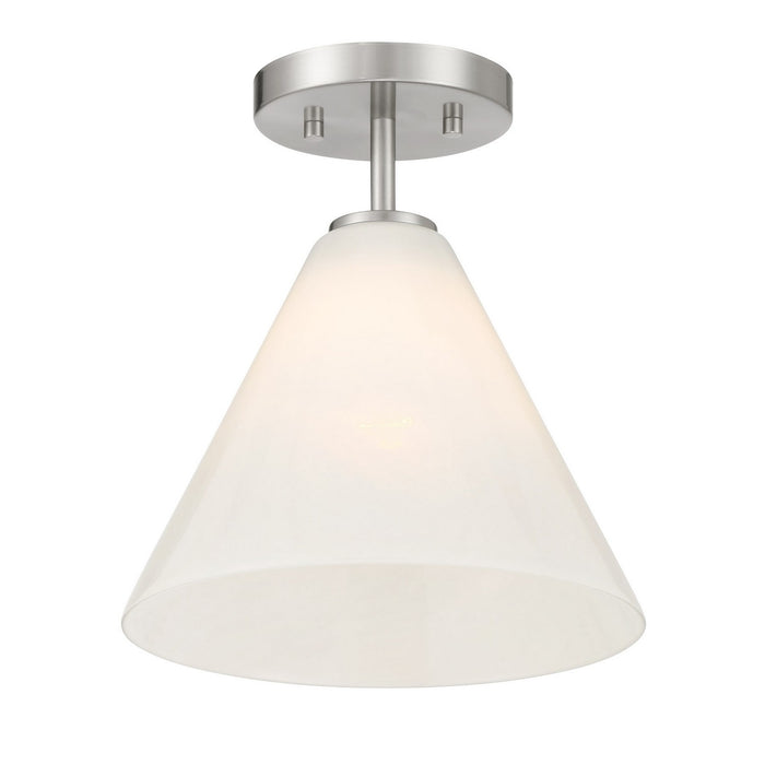 Savoy House 7-4011-1-SN One Light Mini-Pendant, Satin Nickel