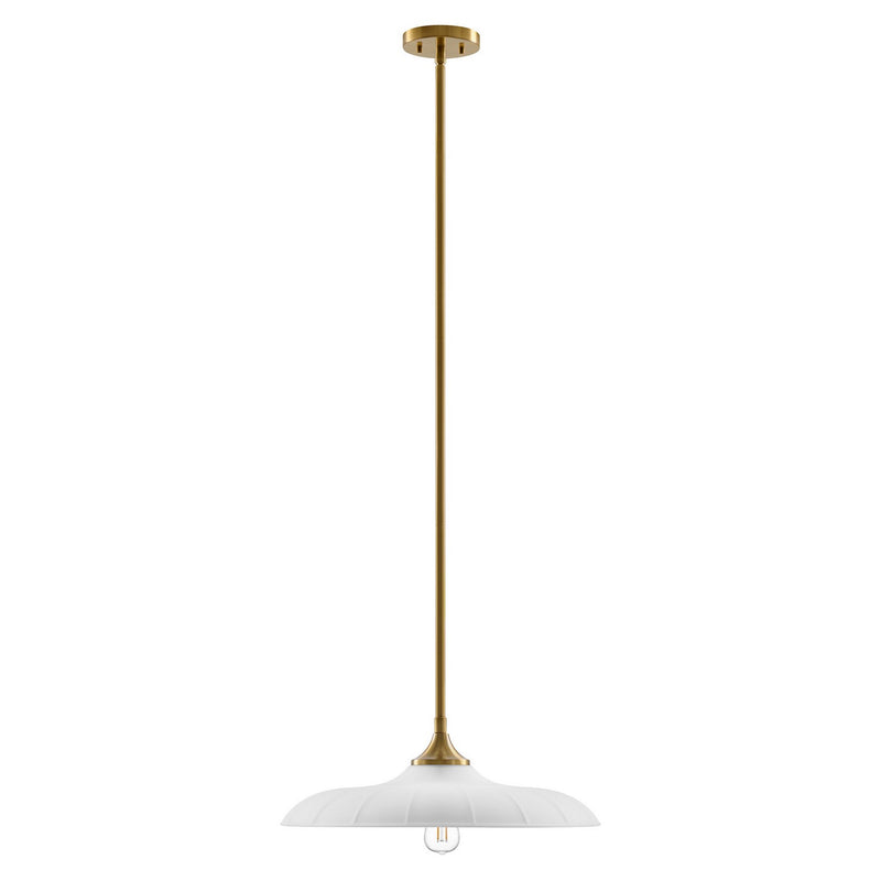 Savoy House 7-4286-1-322 One Light Pendant, Warm Brass