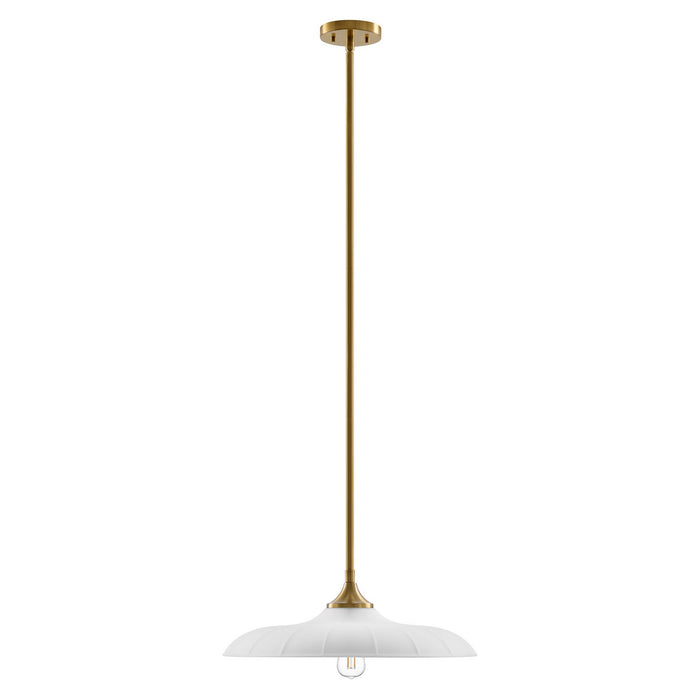 Savoy House 7-4286-1-322 One Light Pendant, Warm Brass
