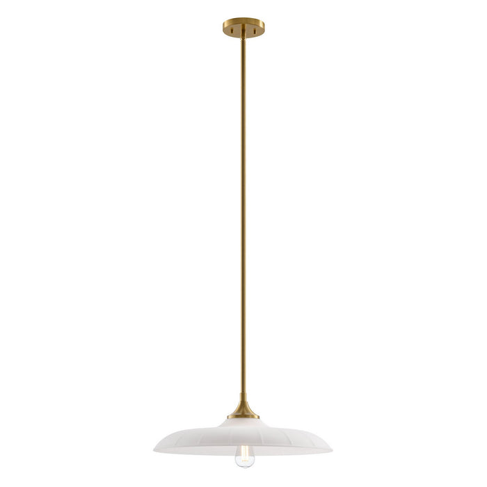 Savoy House 7-4286-1-322 One Light Pendant, Warm Brass