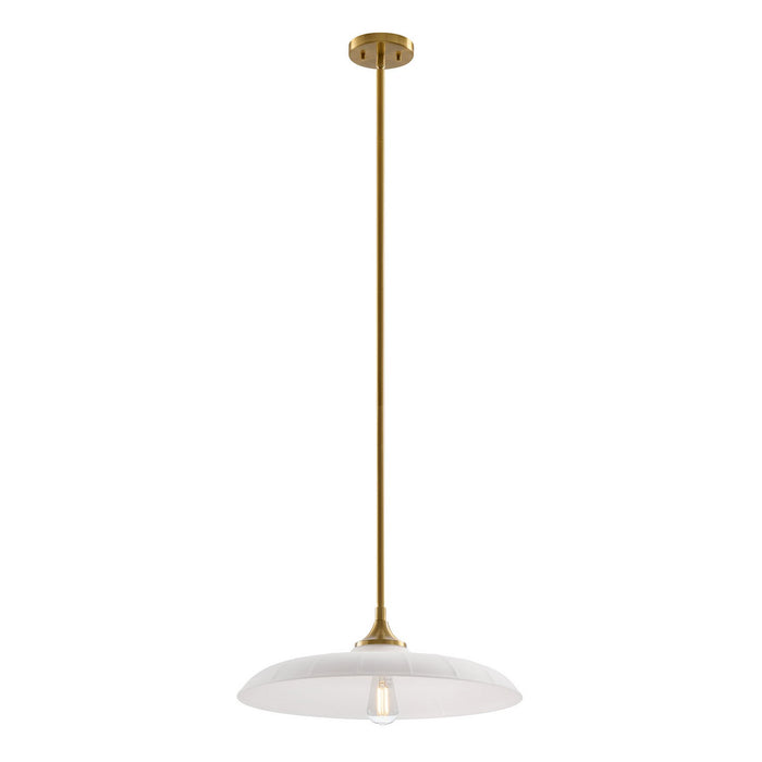 Savoy House 7-4286-1-322 One Light Pendant, Warm Brass