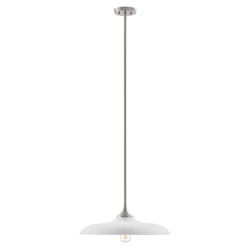 Savoy House 7-4286-1-SN One Light Pendant, Satin Nickel