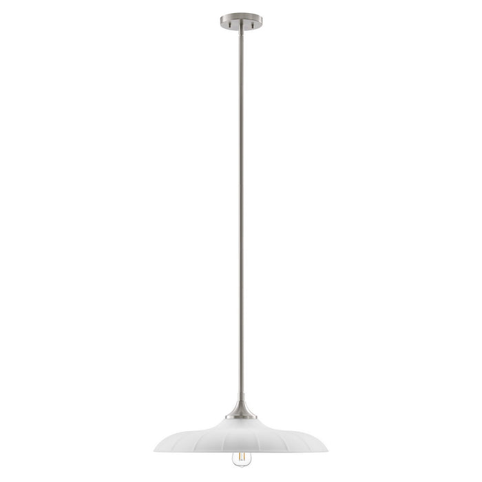 Savoy House 7-4286-1-SN One Light Pendant, Satin Nickel