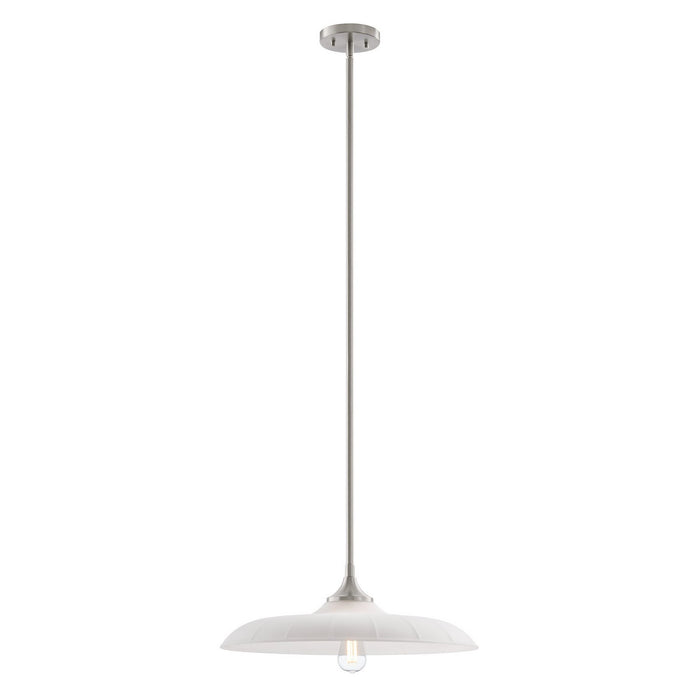 Savoy House 7-4286-1-SN One Light Pendant, Satin Nickel