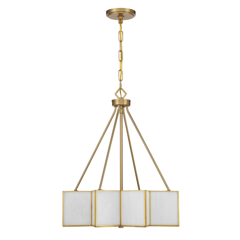 Savoy House 7-5988-3-322 Three Light Pendant, Warm Brass