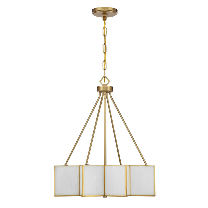 Savoy House 7-5988-3-322 Three Light Pendant, Warm Brass