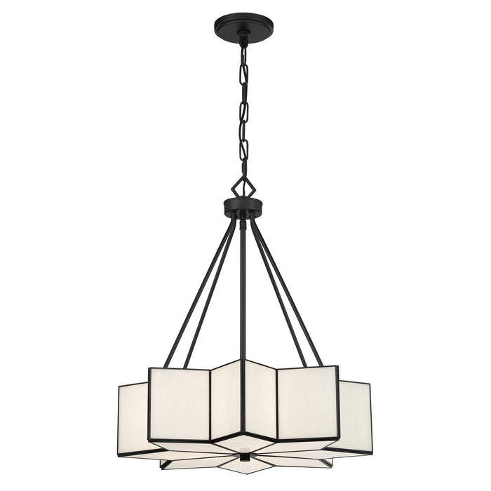 Savoy House 7-5988-3-89 Three Light Pendant, Matte Black