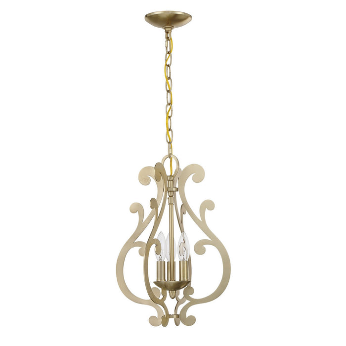 Savoy House 7-6095-3-127 Three Light Pendant, Noble Brass
