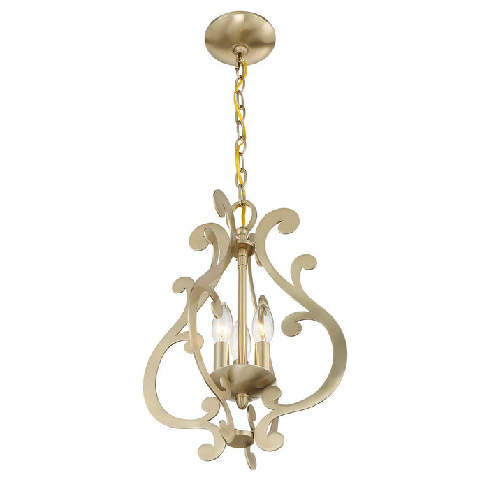 Savoy House 7-6095-3-127 Three Light Pendant, Noble Brass