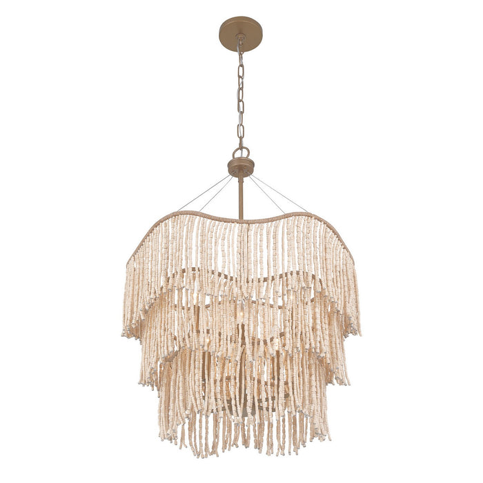 Savoy House 7-7520-6-17 Six Light Pendant, Cypress