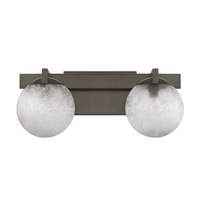 Savoy House 8-1017-2-15 Two Light Bathroom Vanity, Mediterranean Bronze