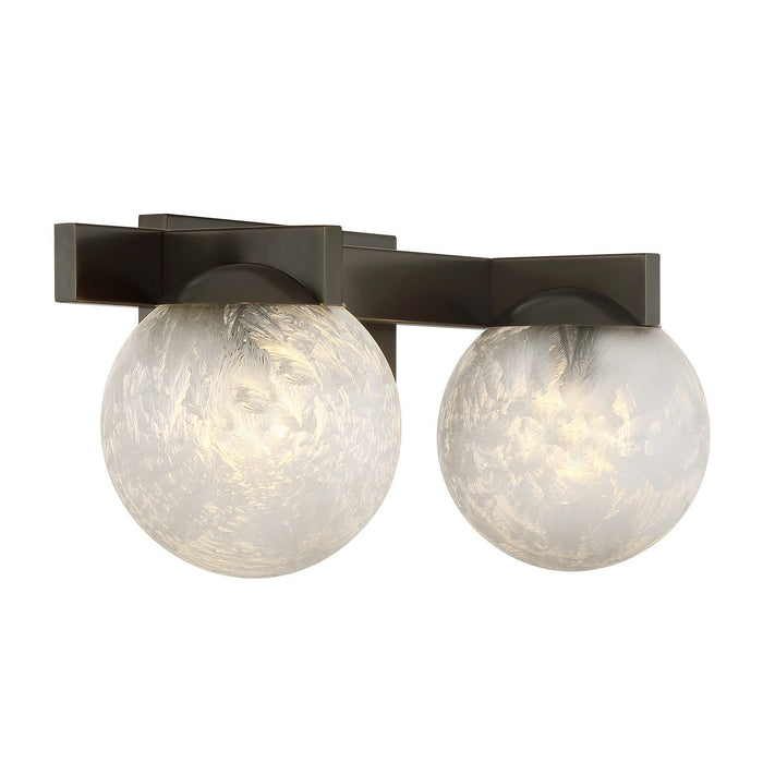 Savoy House 8-1017-2-15 Two Light Bathroom Vanity, Mediterranean Bronze