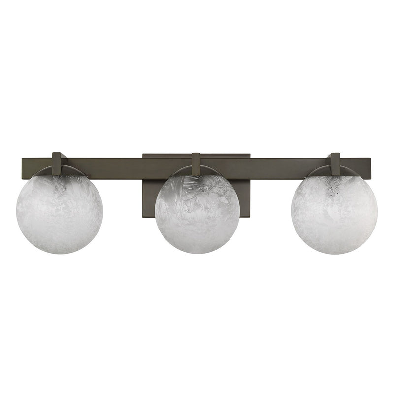 Savoy House 8-1017-3-15 Three Light Bathroom Vanity, Mediterranean Bronze