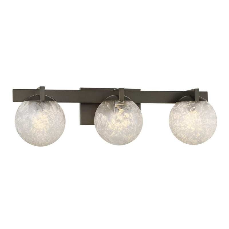 Savoy House 8-1017-3-15 Three Light Bathroom Vanity, Mediterranean Bronze