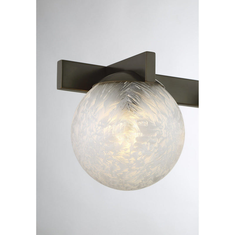 Savoy House 8-1017-3-15 Three Light Bathroom Vanity, Mediterranean Bronze