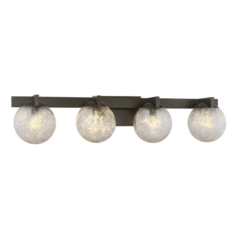 Savoy House 8-1017-4-15 Four Light Bathroom Vanity, Mediterranean Bronze