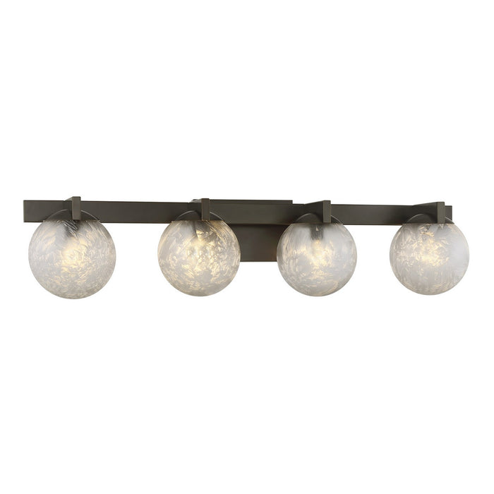 Savoy House 8-1017-4-15 Four Light Bathroom Vanity, Mediterranean Bronze