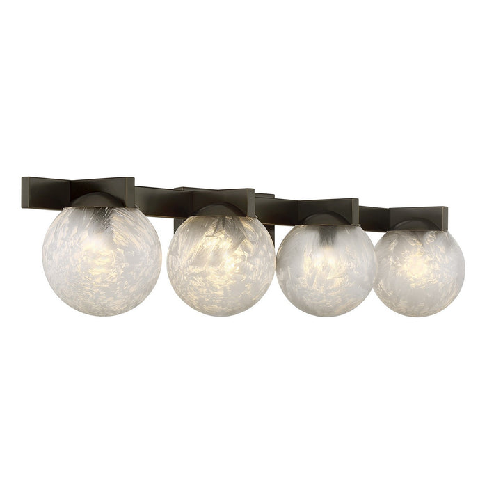 Savoy House 8-1017-4-15 Four Light Bathroom Vanity, Mediterranean Bronze