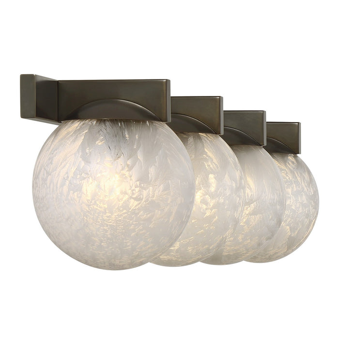 Savoy House 8-1017-4-15 Four Light Bathroom Vanity, Mediterranean Bronze