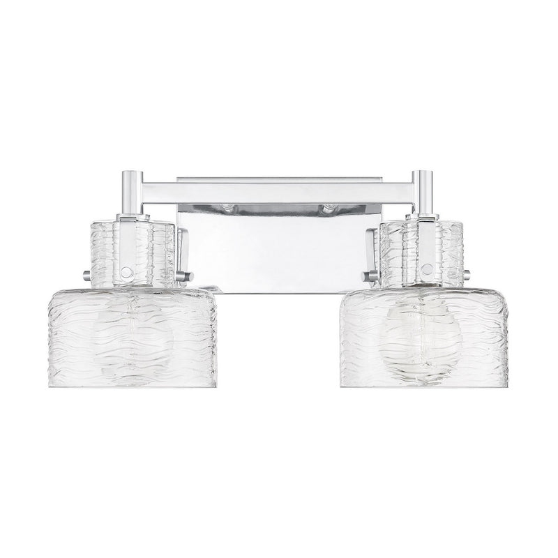 Savoy House 8-1030-2-11 Two Light Bathroom Vanity, Chrome