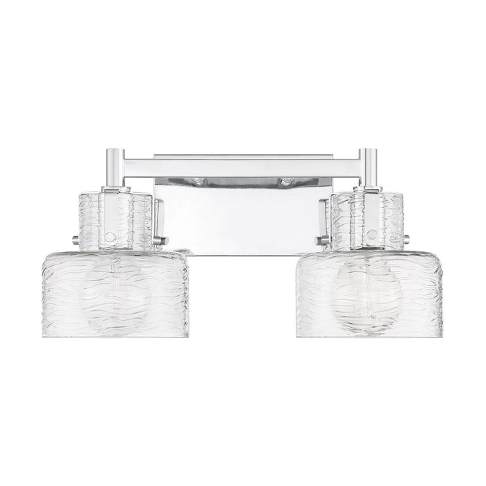 Savoy House 8-1030-2-11 Two Light Bathroom Vanity, Chrome