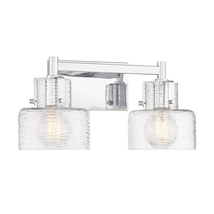 Savoy House 8-1030-2-11 Two Light Bathroom Vanity, Chrome