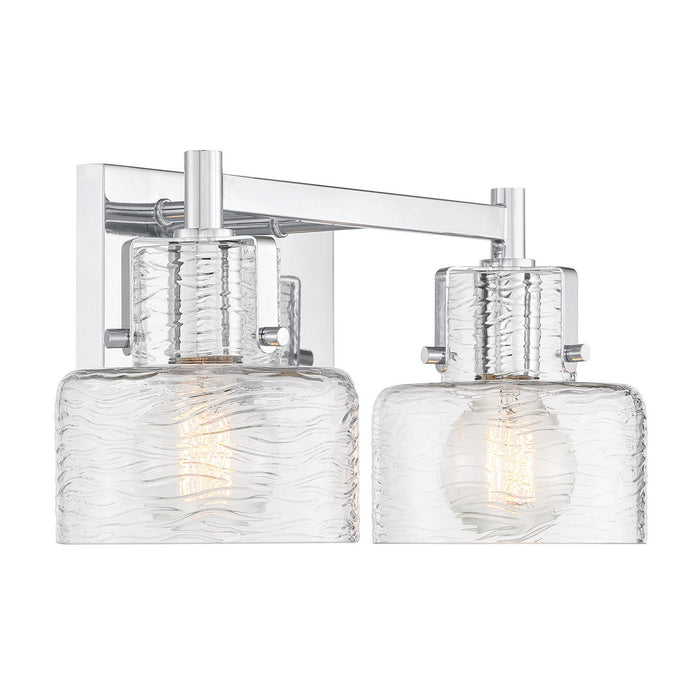 Savoy House 8-1030-2-11 Two Light Bathroom Vanity, Chrome