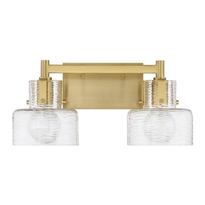 Savoy House 8-1030-2-322 Two Light Bathroom Vanity, Warm Brass