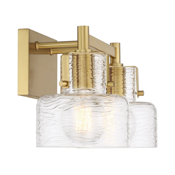 Savoy House 8-1030-2-322 Two Light Bathroom Vanity, Warm Brass