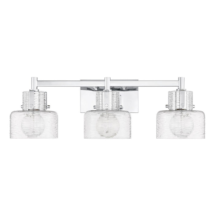 Savoy House 8-1030-3-11 Three Light Bathroom Vanity, Chrome